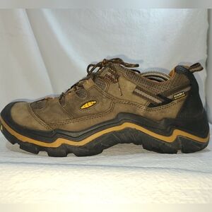 Mens KEEN Durand Low Waterproof Hiking Shoes Size: 14 Color: Brown